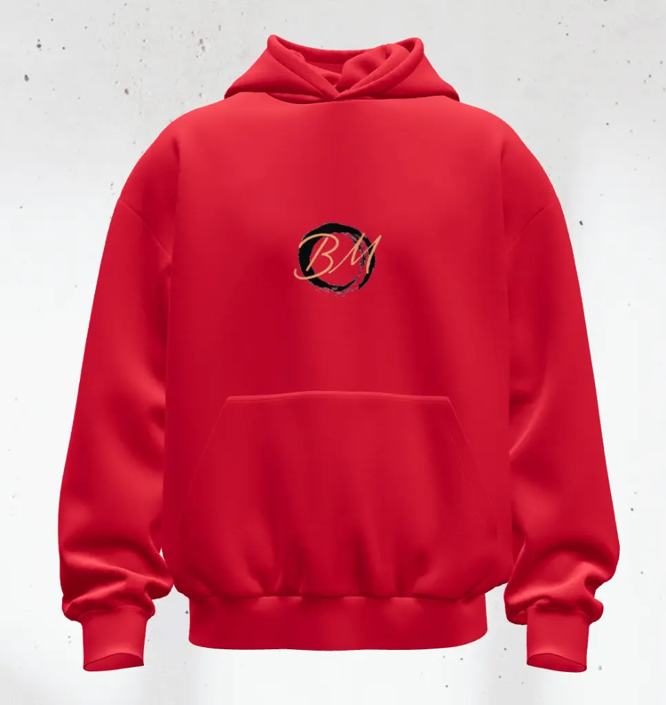 Sudadera con capucha Roja