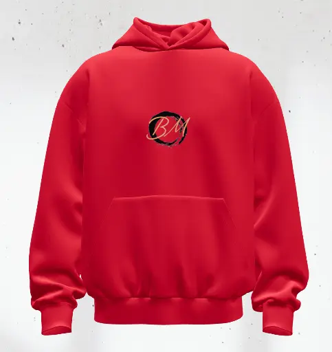 Sudadera con capucha Roja